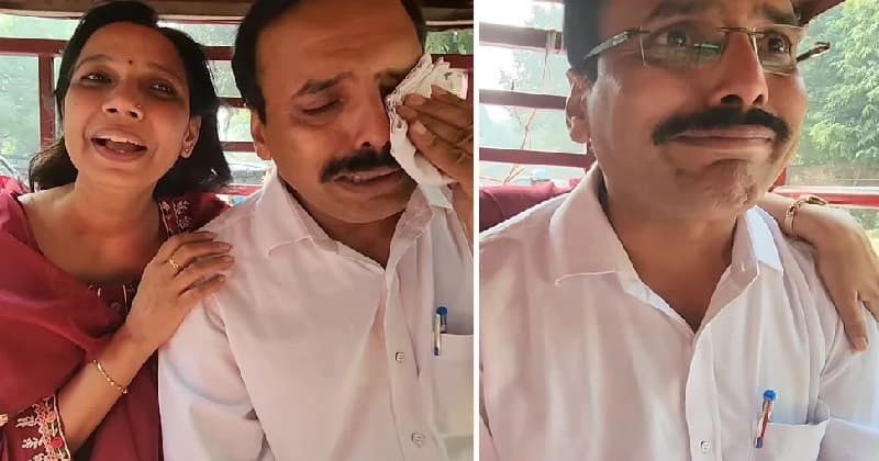 Father Teary Eyed