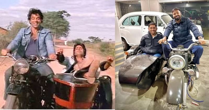 કેપ્ટન પંડ્યાએ ‘શોલે 2’ની જાહેરાત કરી, ધોની સાથે ફોટો શેર કર્યો